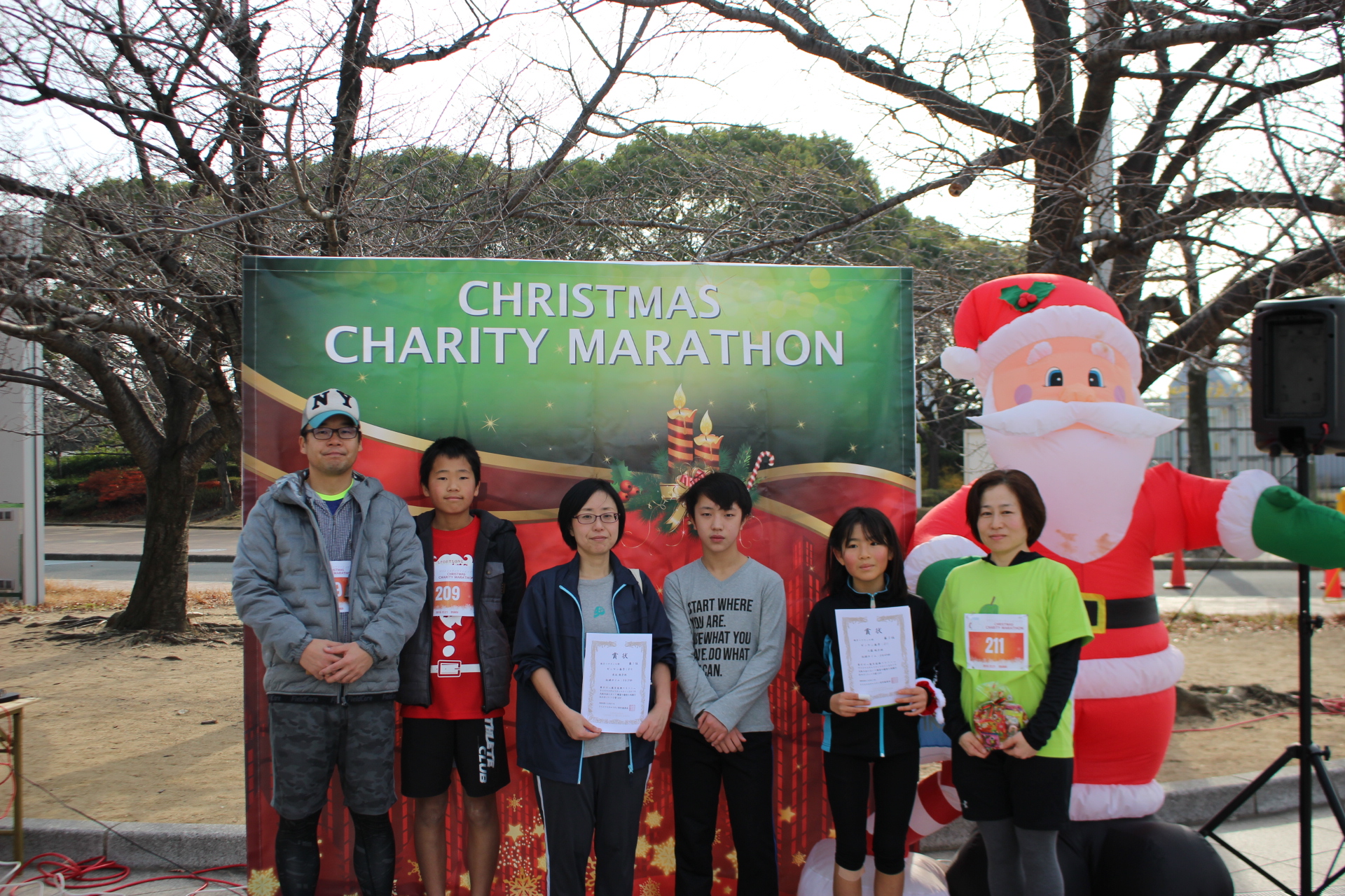 クリスマスフォトスポットをご用意！