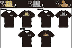 サブ３,サブ80,サブ90達成で記念のTシャツを贈呈