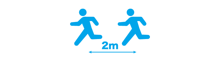 2mのソーシャルディスタンス