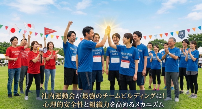 社内運動会が最強のチームビルディングにイメージ画像